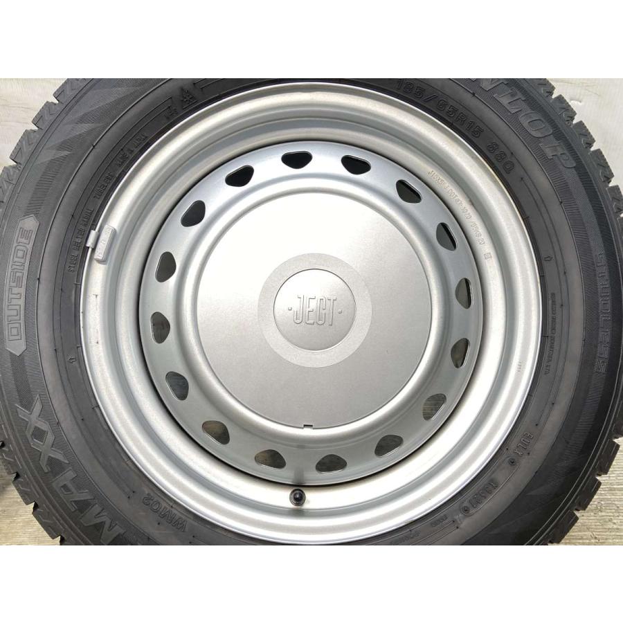 中古タイヤ スタッドレスタイヤ ホイールセット 4本セット 185/65R15  JECT R6 15x5.5 100/114.3-4穴 DUNLOP ウィンターマックス WM02 | DUNLOP | 03