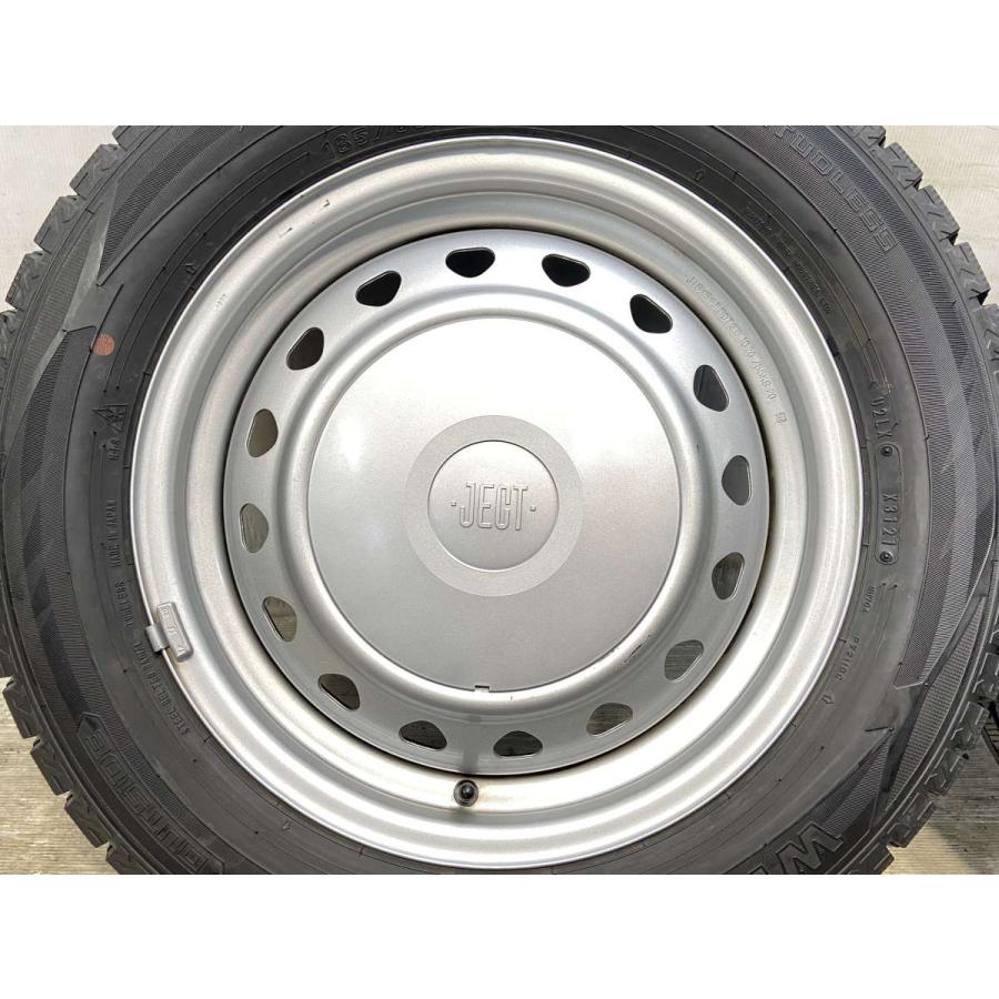 中古タイヤ スタッドレスタイヤ ホイールセット 4本セット 185/65R15  JECT R6 15x5.5 100/114.3-4穴 DUNLOP ウィンターマックス WM02 | DUNLOP | 04