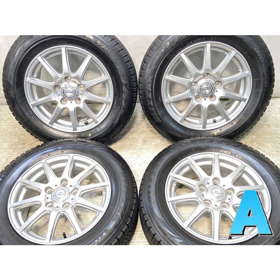 中古スタッドレスタイヤ195/65R15 4本ホイルセット