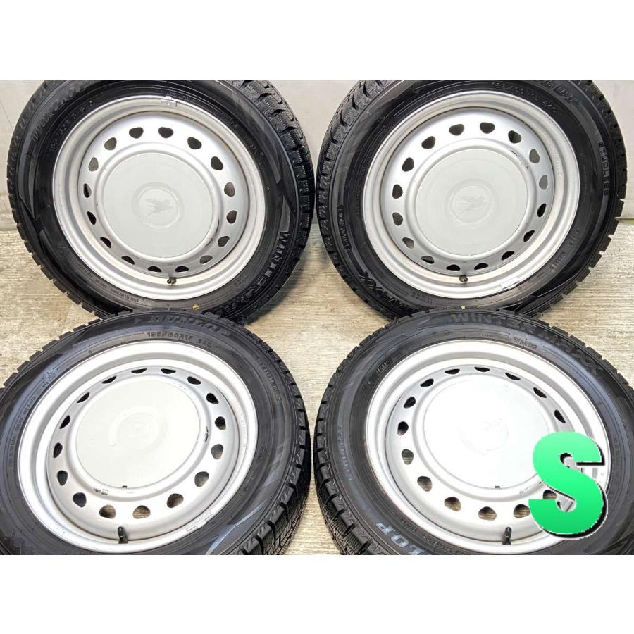 DUNLOP（ダンロップ） 中古タイヤ スタッドレスタイヤ ホイールセット 