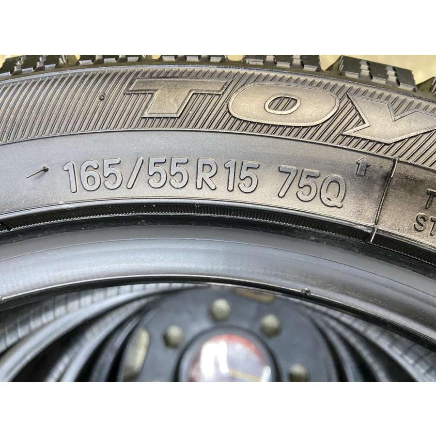 中古タイヤ スタッドレスタイヤ 4本セット 165/55R15  トーヨータイヤ オブザーブガリットGIZ | TOYO TIRES | 04