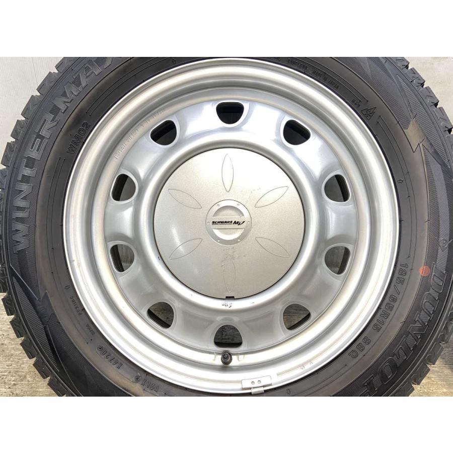 DUNLOP（ダンロップ） 中古タイヤ スタッドレスタイヤ ホイールセット