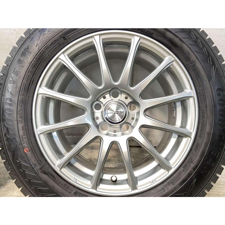 中古タイヤ スタッドレスタイヤ ホイールセット 4本セット 195/65R15  ラブリオン ルミエール 15x6.5 40 100-5穴 GY アイスナビ 8 | グッドイヤー | 03