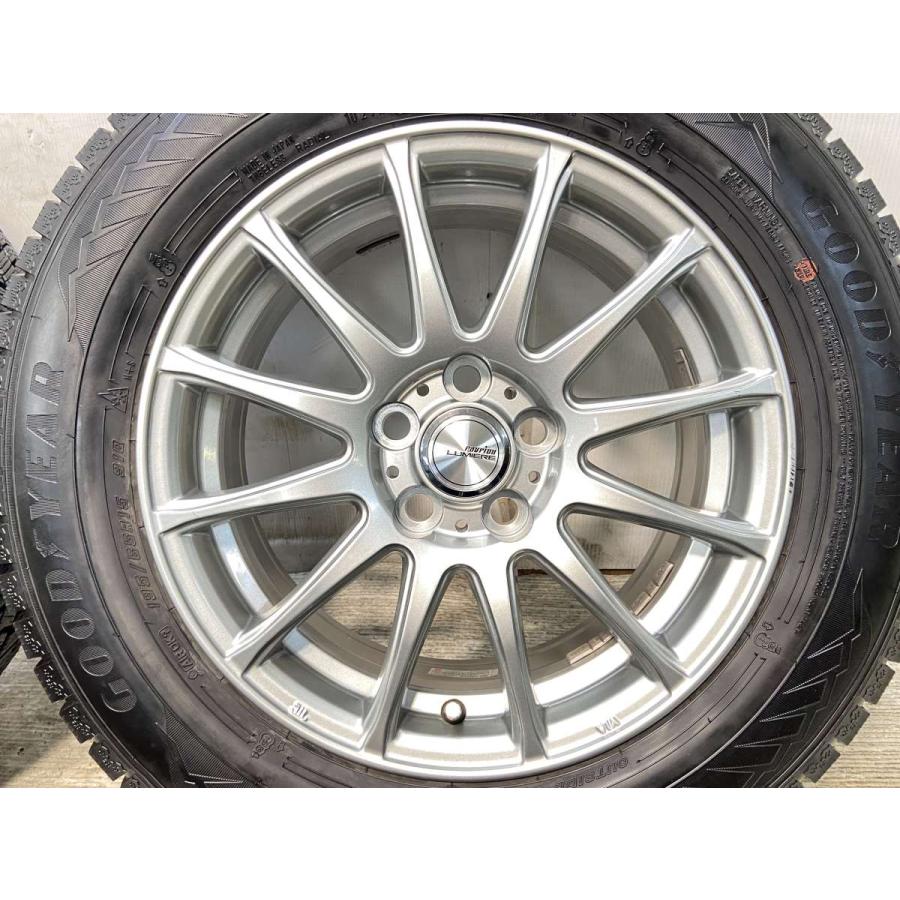 中古タイヤ スタッドレスタイヤ ホイールセット 4本セット 195/65R15  ラブリオン ルミエール 15x6.5 40 100-5穴 GY アイスナビ 8 | グッドイヤー | 06