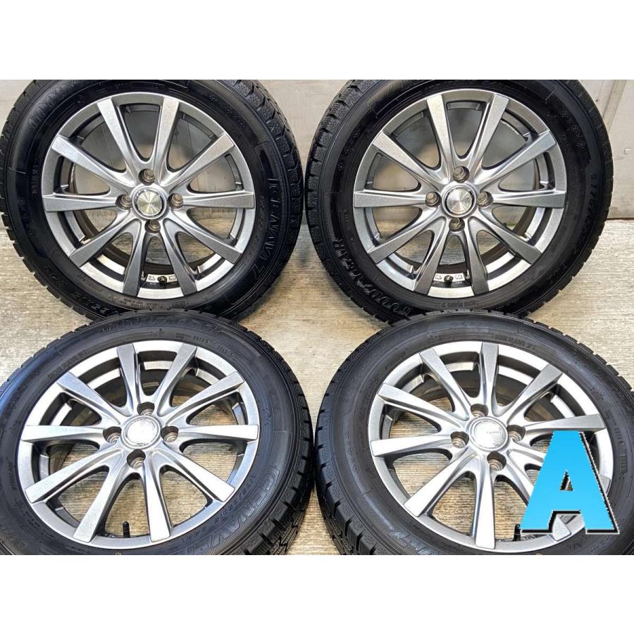 中古スタッドレスタイヤ グッドイヤー155/65R 中古ホイール(ナット付) 中古スタッドレスタイヤ 155/65r/14