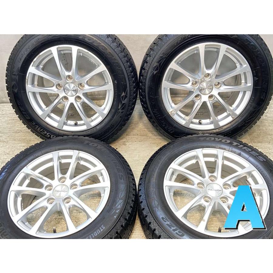 中古タイヤ スタッドレスタイヤ ホイールセット 4本セット 195/65R15  　 EURO design 15x6.5 45 112-5穴 トーヨータイヤ オブザーブGIZ2 | TOYO TIRES