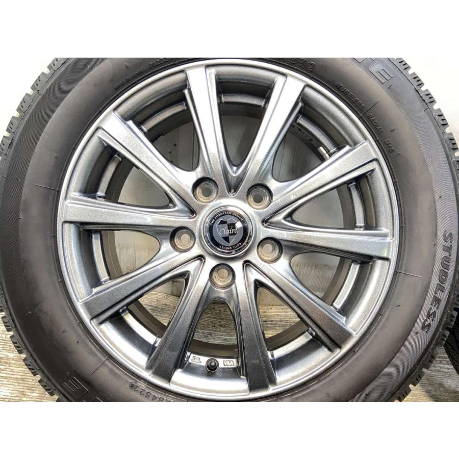 中古タイヤ スタッドレスタイヤ ホイールセット 4本セット 185/65R15