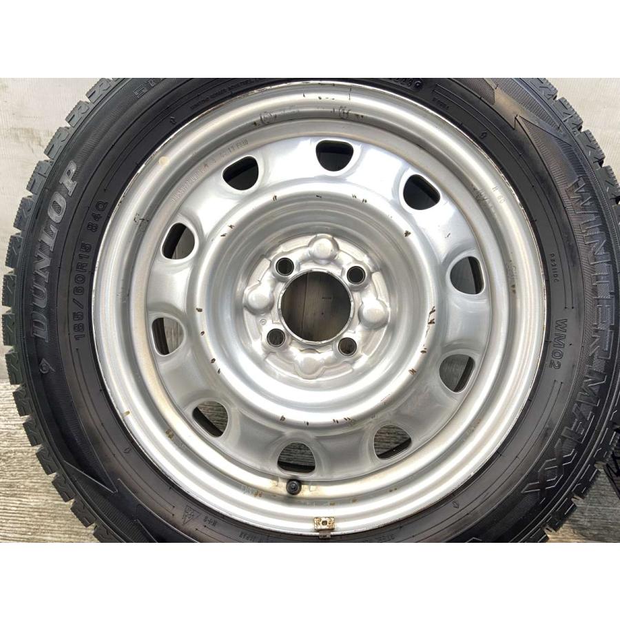 中古タイヤ スタッドレスタイヤ ホイールセット 4本セット 185/60R15  　 TOPY M60 15x5.5  100-4穴 ダンロップ ウィンターマックス WM02 | DUNLOP | 04