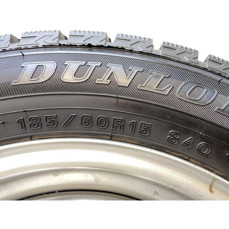 中古タイヤ スタッドレスタイヤ ホイールセット 4本セット 185/60R15  　 TOPY M60 15x5.5  100-4穴 ダンロップ ウィンターマックス WM02 | DUNLOP | 09
