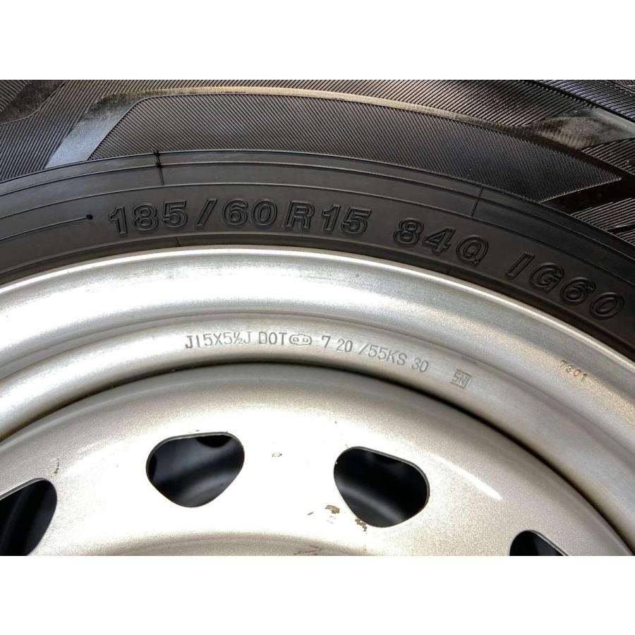 中古タイヤ スタッドレスタイヤ ホイールセット 4本セット 185/60R15  　 S7 15x5.5  100/114.3-4穴 ヨコハマ アイスガード iG60 | ヨコハマタイヤ | 09