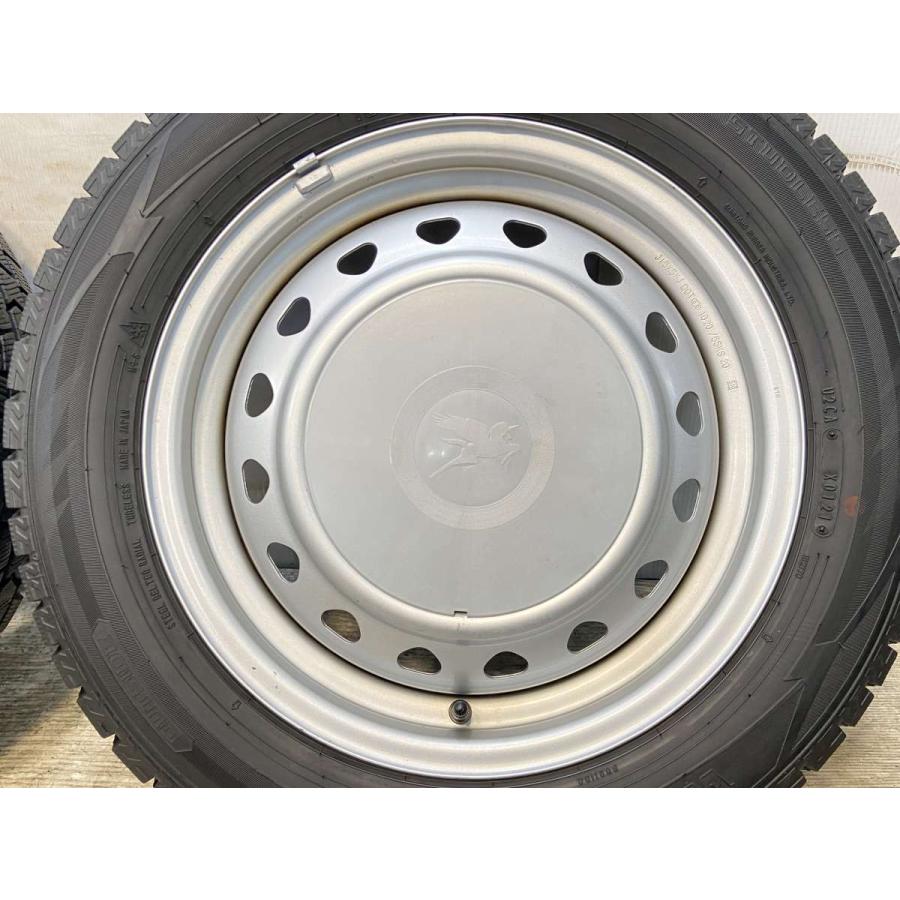 中古タイヤ スタッドレスタイヤ ホイールセット 4本セット 185/60R15  キャロウィン R6 15x5.5 100/114.3-4穴 DUNLOP  WM02 | DUNLOP | 03