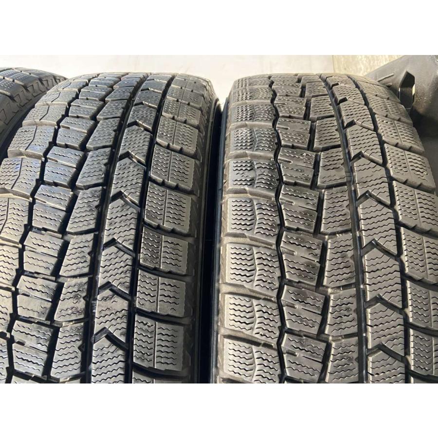中古タイヤ スタッドレスタイヤ ホイールセット 4本セット 185/60R15  キャロウィン R6 15x5.5 100/114.3-4穴 DUNLOP  WM02 | DUNLOP | 07