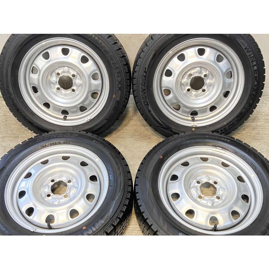 中古タイヤ スタッドレスタイヤ ホイールセット 4本セット 185/65R15  　 TOPY M60 15x5.5  100-4穴 ダンロップ ウィンターマックス WM02 | DUNLOP
