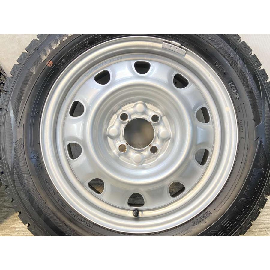 中古タイヤ スタッドレスタイヤ ホイールセット 4本セット 185/65R15  　 TOPY M60 15x5.5  100-4穴 ダンロップ ウィンターマックス WM02 | DUNLOP | 03