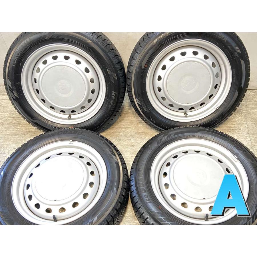 【美品・溝8分以上！】175/65R15   YOKOHAMA   スタッドレスタイヤ　ホイールセット　4本　●値引交渉可 ヨコハマタイヤ（YOKOHAMA TIRE） 中古タイヤ スタッドレスタイヤ