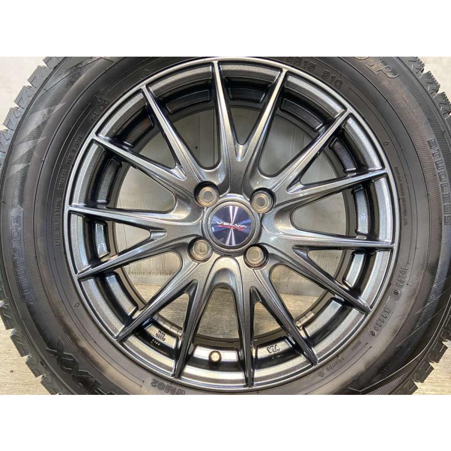 中古タイヤ スタッドレスタイヤ ホイールセット 4本セット 195/65R15  VELVA SPORT 15x5.5 42 100-4穴 DUNLOP ウィンターマックス WM02 | DUNLOP | 05