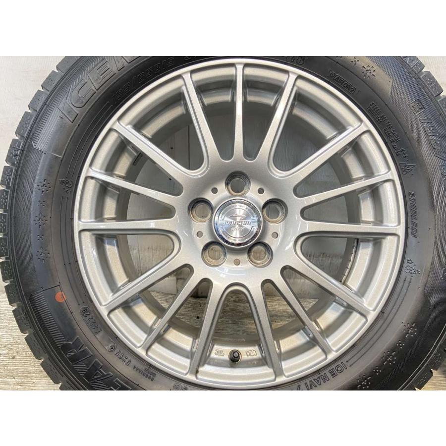 中古タイヤ スタッドレスタイヤ ホイールセット 4本セット 195/65R15  　 ラブリオン 15x6.0 43 100-5穴 グッドイヤー アイスナビ 7 | グッドイヤー | 03