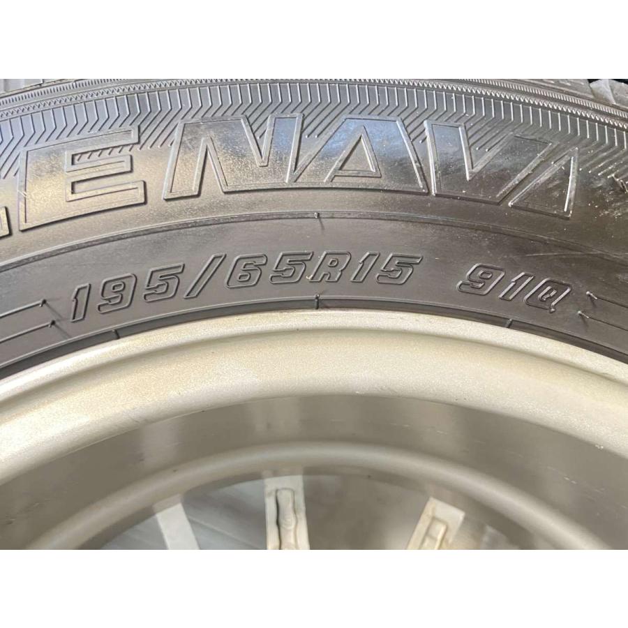 中古タイヤ スタッドレスタイヤ ホイールセット 4本セット 195/65R15  　 ラブリオン 15x6.0 43 100-5穴 グッドイヤー アイスナビ 7 | グッドイヤー | 09