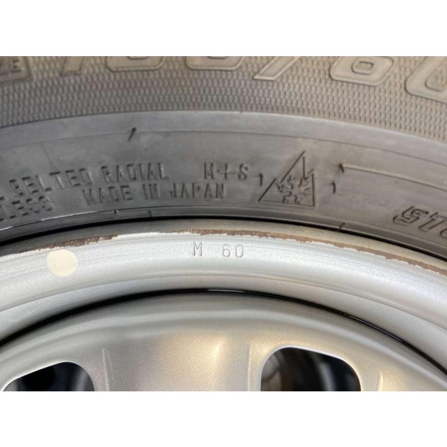 中古タイヤ スタッドレスタイヤ ホイールセット 4本セット 185/60R15  　 TOPY Ｍ60 15x5.5  100-4穴 グッドイヤー アイスナビ 7 | グッドイヤー | 11