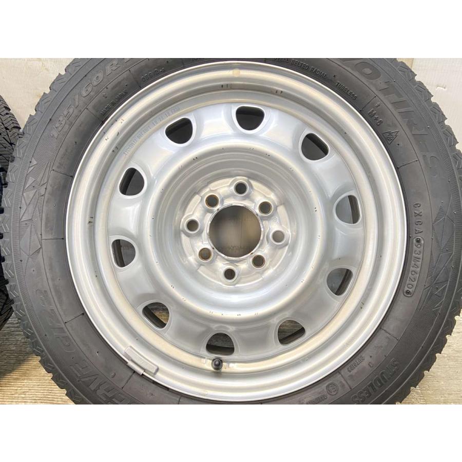 中古タイヤ スタッドレスタイヤ ホイールセット 4本セット 185/60R15  　 TOPY V13 15x5.5  100/114.3-4穴 トーヨータイヤ オブザーブ GIZ2 | TOYO TIRES | 06