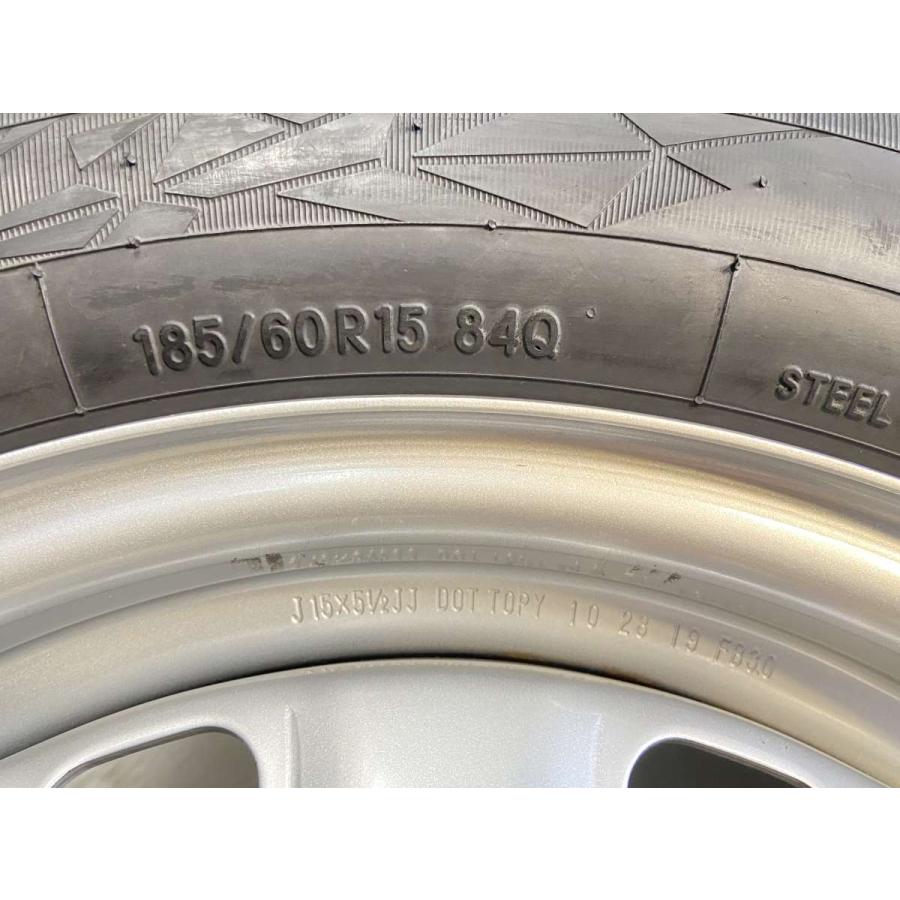 中古タイヤ スタッドレスタイヤ ホイールセット 4本セット 185/60R15  　 TOPY V13 15x5.5  100/114.3-4穴 トーヨータイヤ オブザーブ GIZ2 | TOYO TIRES | 09
