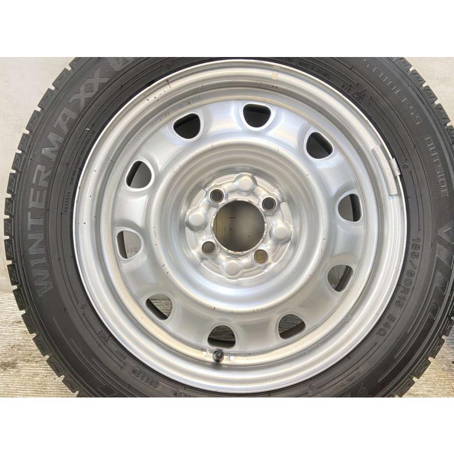 中古タイヤ スタッドレスタイヤ ホイールセット 4本セット 185/60R15  　 TOPY M60 15x5.5  100-4穴 ダンロップ ウィンターマックス03 | DUNLOP | 05