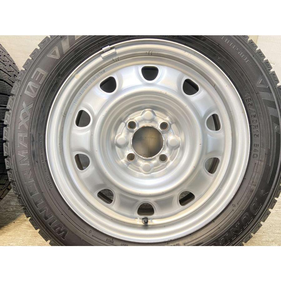 中古タイヤ スタッドレスタイヤ ホイールセット 4本セット 185/60R15  　 TOPY M60 15x5.5  100-4穴 ダンロップ ウィンターマックス03 | DUNLOP | 06