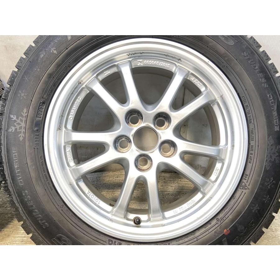 中古タイヤ スタッドレスタイヤ ホイールセット 4本セット 195/65R15  トヨタ純正  15x6.5 40 100-5穴 オートバックス ノーストレック N5 |  | 03