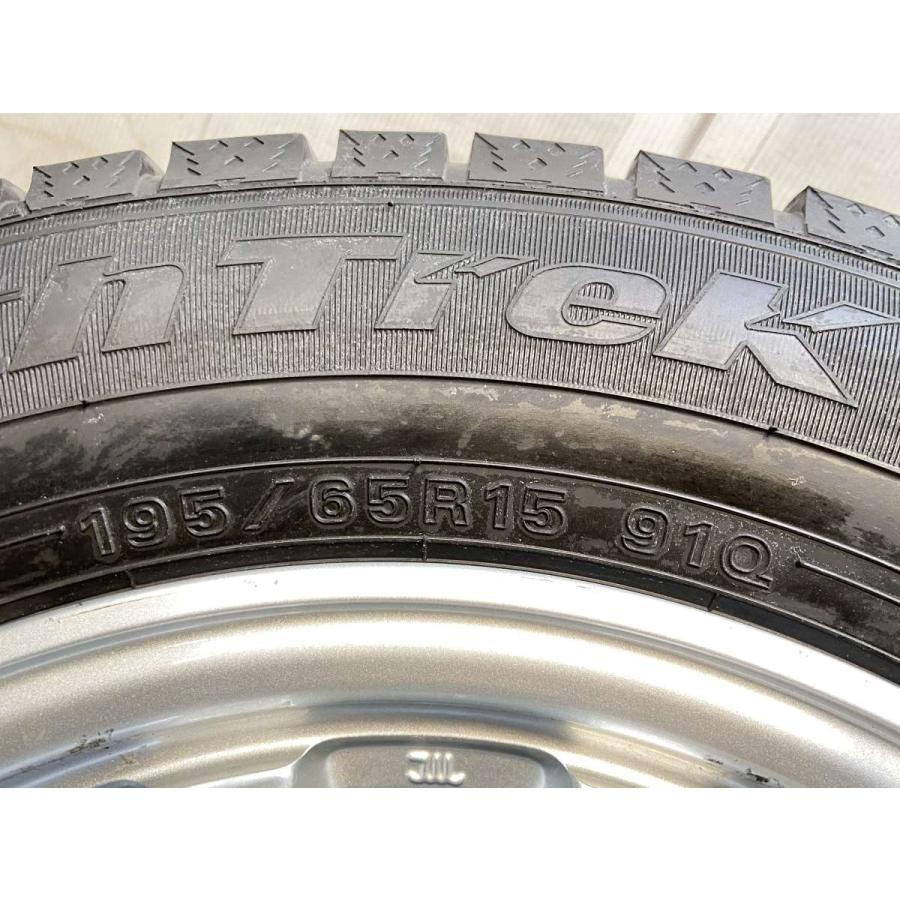 中古タイヤ スタッドレスタイヤ ホイールセット 4本セット 195/65R15  トヨタ純正  15x6.5 40 100-5穴 オートバックス ノーストレック N5 |  | 09