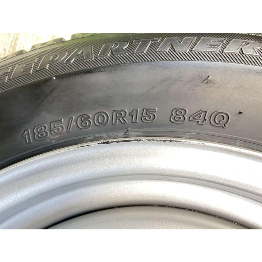 中古タイヤ スタッドレスタイヤ ホイールセット 4本セット 185/60R15  　 JECT S7 15x5.5  100/114.3-4穴 ブリヂストン アイスパートナー2 | BRIDGESTONE | 09