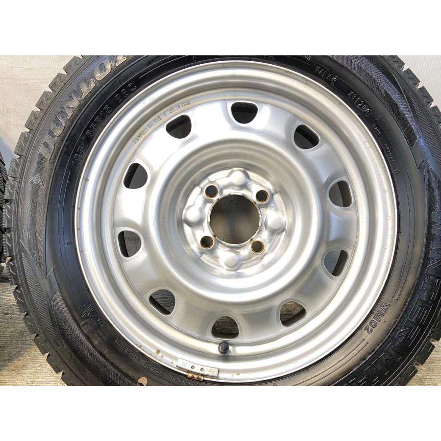 中古タイヤ スタッドレスタイヤ ホイールセット 4本セット 185/65R15  　 TOPY M60 15x5.5  100-4穴 ダンロップ ウィンターマックス WM02 | DUNLOP | 03