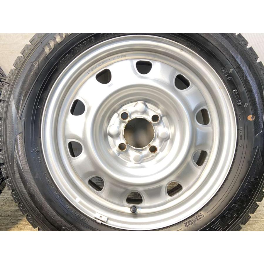 中古タイヤ スタッドレスタイヤ ホイールセット 4本セット 185/65R15  　 TOPY M60 15x5.5  100-4穴 ダンロップ ウィンターマックス WM02 | DUNLOP | 05