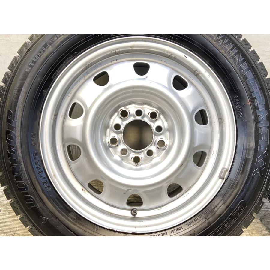 中古タイヤ スタッドレスタイヤ ホイールセット 4本セット 195/65R15  TOPY V11 15x6.0 100/114.3-5穴 DUNLOP ウィンターマックス WM02 | DUNLOP | 05