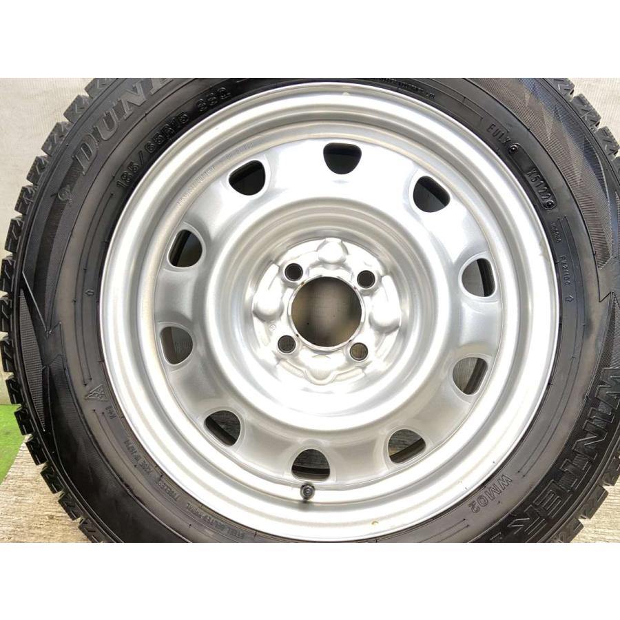 中古タイヤ スタッドレスタイヤ ホイールセット 4本セット 185/65R15  　 TOPY M60 15x5.5  100-4穴 ダンロップ ウィンターマックス WM02 | DUNLOP | 05