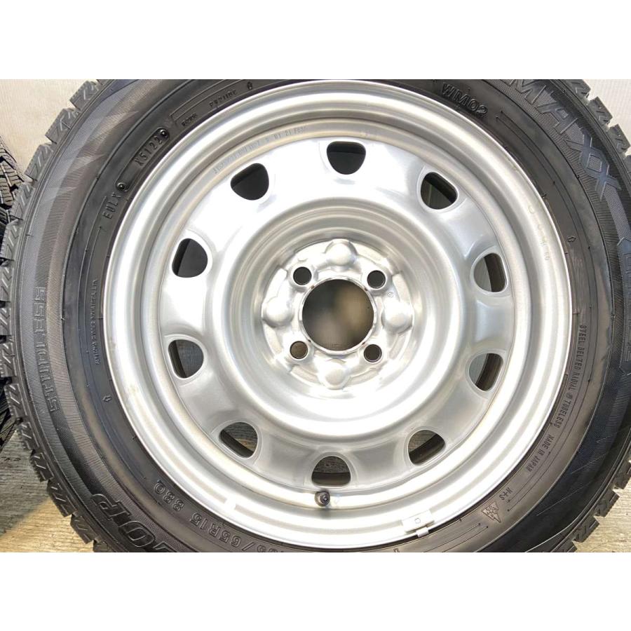 中古タイヤ スタッドレスタイヤ ホイールセット 4本セット 185/65R15  　 TOPY M60 15x5.5  100-4穴 ダンロップ ウィンターマックス WM02 | DUNLOP | 06