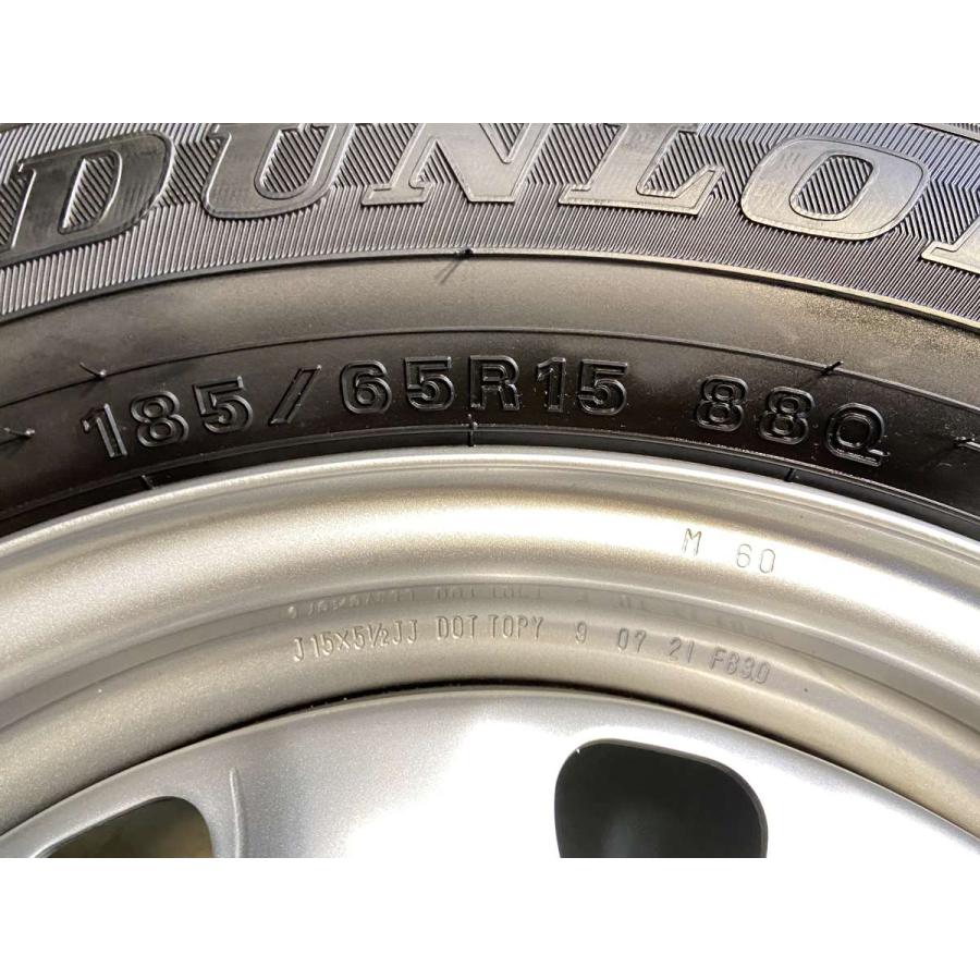 中古タイヤ スタッドレスタイヤ ホイールセット 4本セット 185/65R15  　 TOPY M60 15x5.5  100-4穴 ダンロップ ウィンターマックス WM02 | DUNLOP | 09