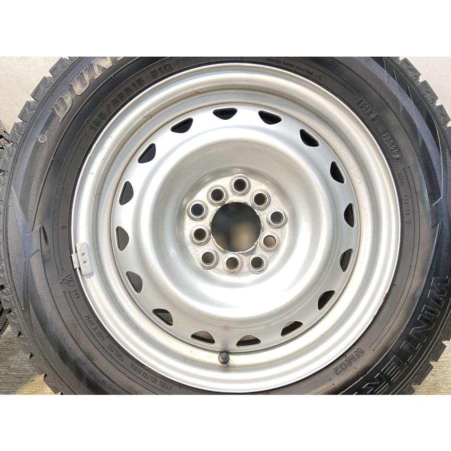 中古タイヤ スタッドレスタイヤ ホイールセット 4本セット 195/65R15  　 AP 15x6.0  100/114.3-5穴 ダンロップ ウィンターマックス WM02 | DUNLOP | 03