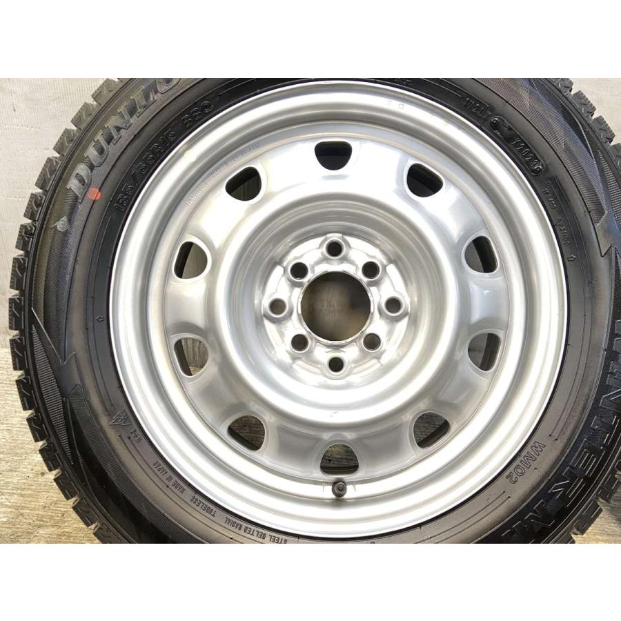中古タイヤ スタッドレスタイヤ ホイールセット 4本セット 185/65R15  TOPY V13 15x5.5 100/114.3-4穴 DUNLOP ウィンターマックス WM02 | DUNLOP | 04