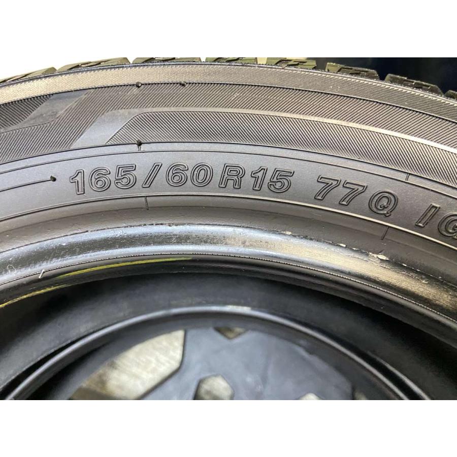 中古☆軽自動車用スタッドレスタイヤセット☆165/60R15 7～8分山