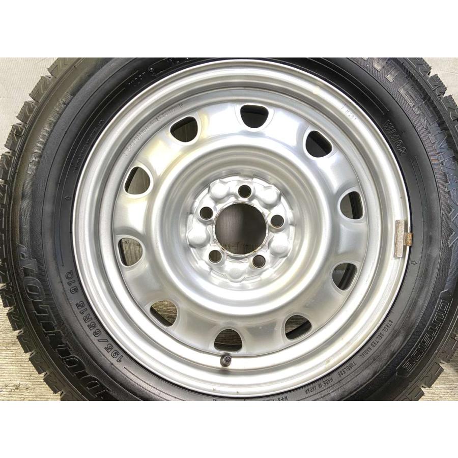 中古タイヤ スタッドレスタイヤ ホイールセット 4本セット 195/65R15  　 TOPY M61 15x6.0  100-5穴 ダンロップ ウィンターマックス WM02 | DUNLOP | 04