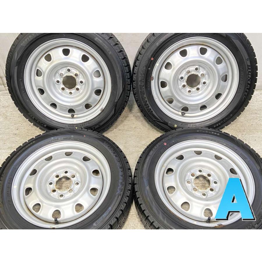 中古タイヤ スタッドレスタイヤ ホイールセット 4本セット 175/65R15  TOPY V13 15x5.5 100/114.3-4穴 DUNLOP ウィンターマックス WM02 | DUNLOP