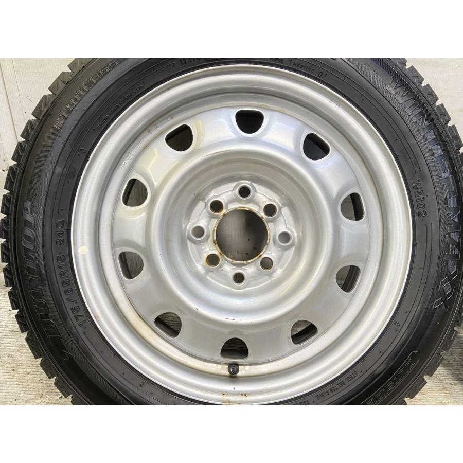 中古タイヤ スタッドレスタイヤ ホイールセット 4本セット 175/65R15  TOPY V13 15x5.5 100/114.3-4穴 DUNLOP ウィンターマックス WM02 | DUNLOP | 05