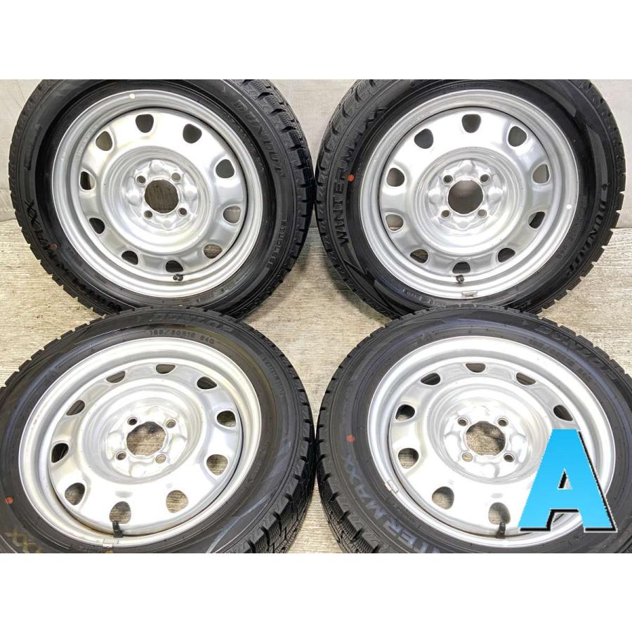 中古タイヤ スタッドレスタイヤ ホイールセット 4本セット 185/60R15  　 TOPY M60 15x5.5  100-4穴 ダンロップ ウィンターマックス WM02 | DUNLOP