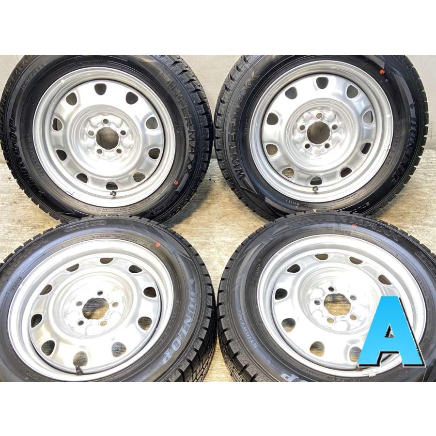 中古タイヤ スタッドレスタイヤ ホイールセット 4本セット 195/65R15  　 TOPY M61 15x6.0  100-5穴 ダンロップ ウィンターマックス WM02 | DUNLOP