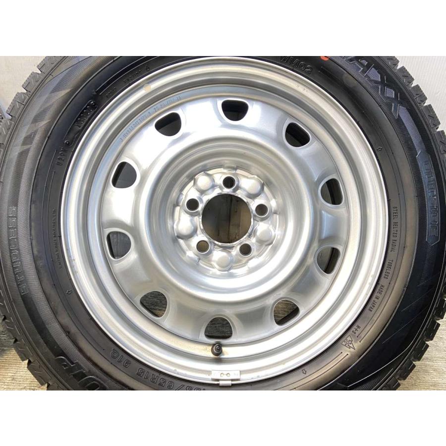 中古タイヤ スタッドレスタイヤ ホイールセット 4本セット 195/65R15  　 TOPY M61 15x6.0  100-5穴 ダンロップ ウィンターマックス WM02 | DUNLOP | 03
