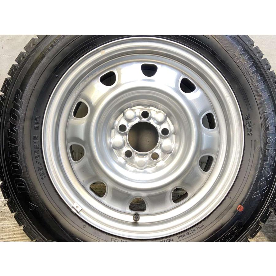 中古タイヤ スタッドレスタイヤ ホイールセット 4本セット 195/65R15  　 TOPY M61 15x6.0  100-5穴 ダンロップ ウィンターマックス WM02 | DUNLOP | 04