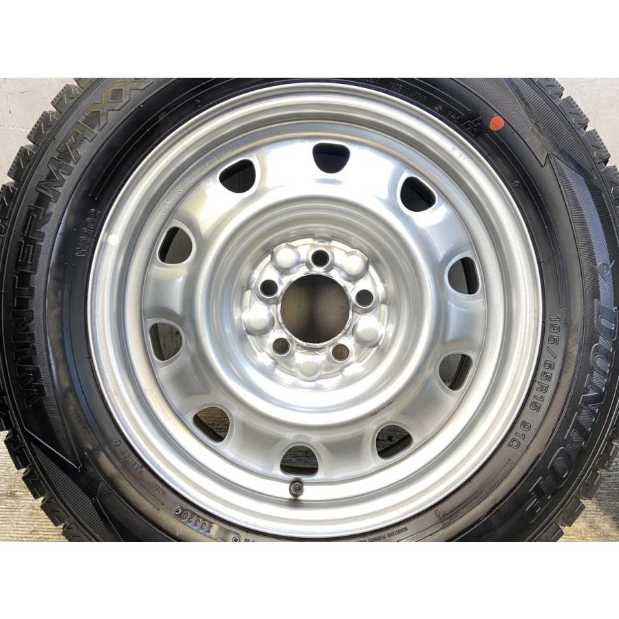 中古タイヤ スタッドレスタイヤ ホイールセット 4本セット 195/65R15  　 TOPY M61 15x6.0  100-5穴 ダンロップ ウィンターマックス WM02 | DUNLOP | 05