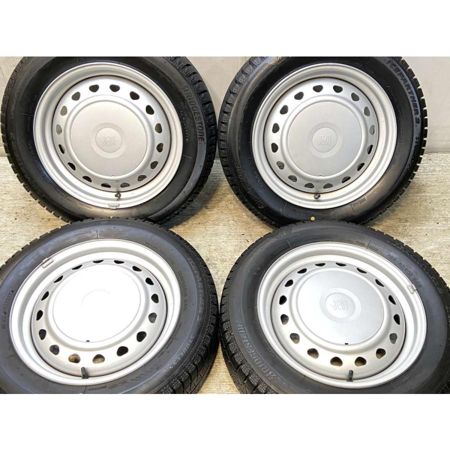 中古タイヤ スタッドレスタイヤ ホイールセット 4本セット 185/60R15  　 JECT R6 15x5.5  100/114.3-4穴 ブリヂストン アイスパートナー2 | BRIDGESTONE