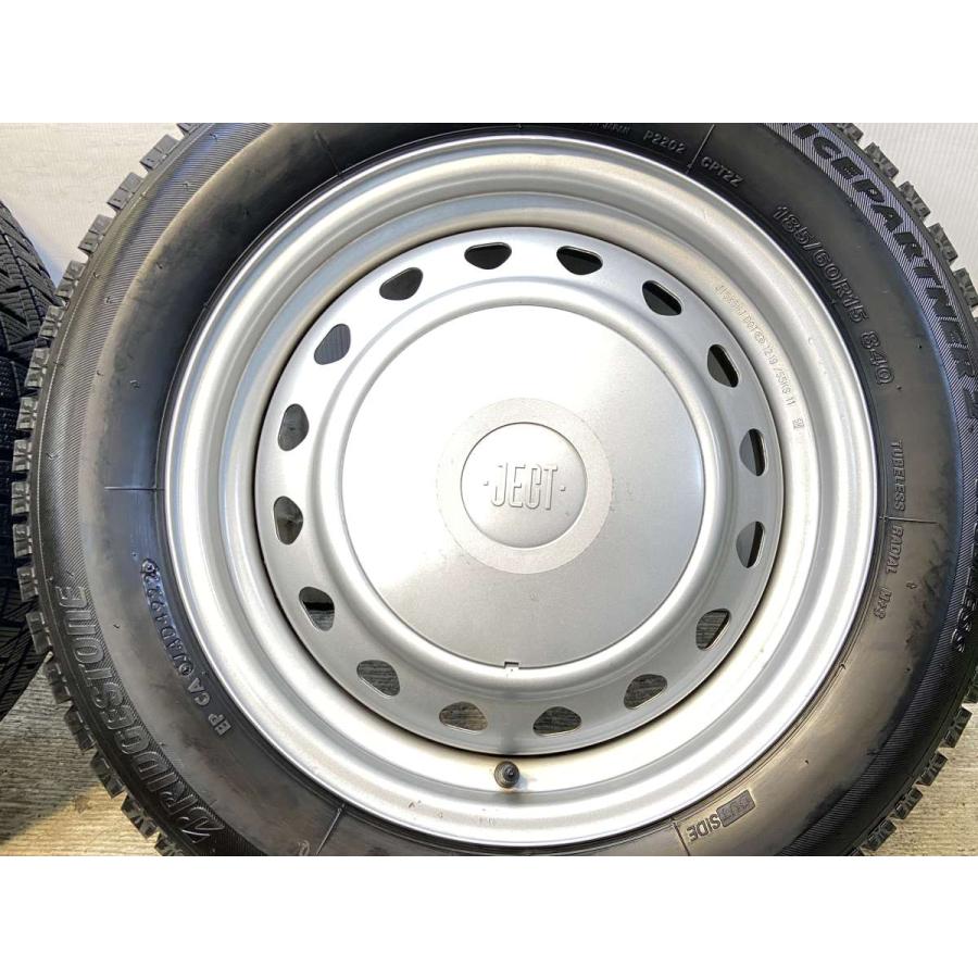 中古タイヤ スタッドレスタイヤ ホイールセット 4本セット 185/60R15  　 JECT R6 15x5.5  100/114.3-4穴 ブリヂストン アイスパートナー2 | BRIDGESTONE | 06