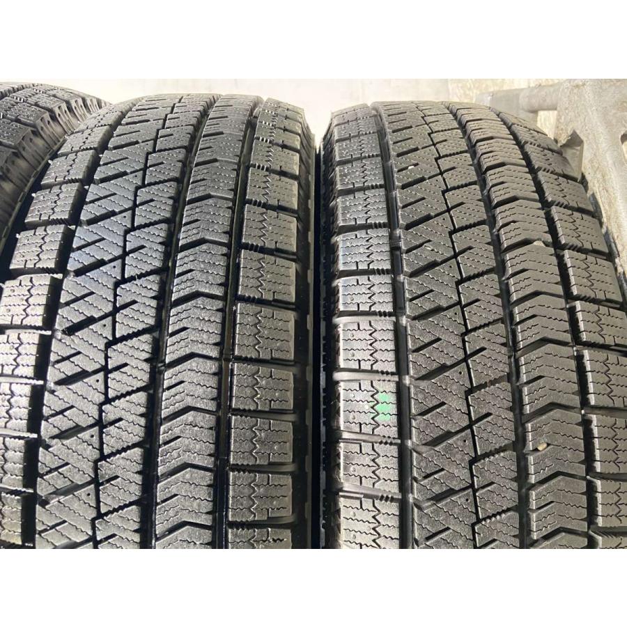 アップデート様　2/2 12インチ中古スチール+新品ブリジストンスタッドレスW3 BRIDGESTONE（ブリヂストン） 中古タイヤ スタッドレスタイヤ 4本